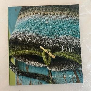 “knit” handmade style - knitting pattern book